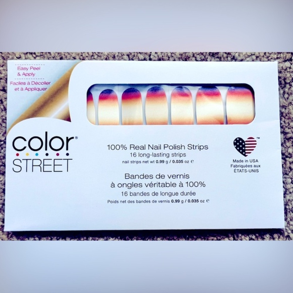 Unopened Color Street nail strips Crack of Dawn